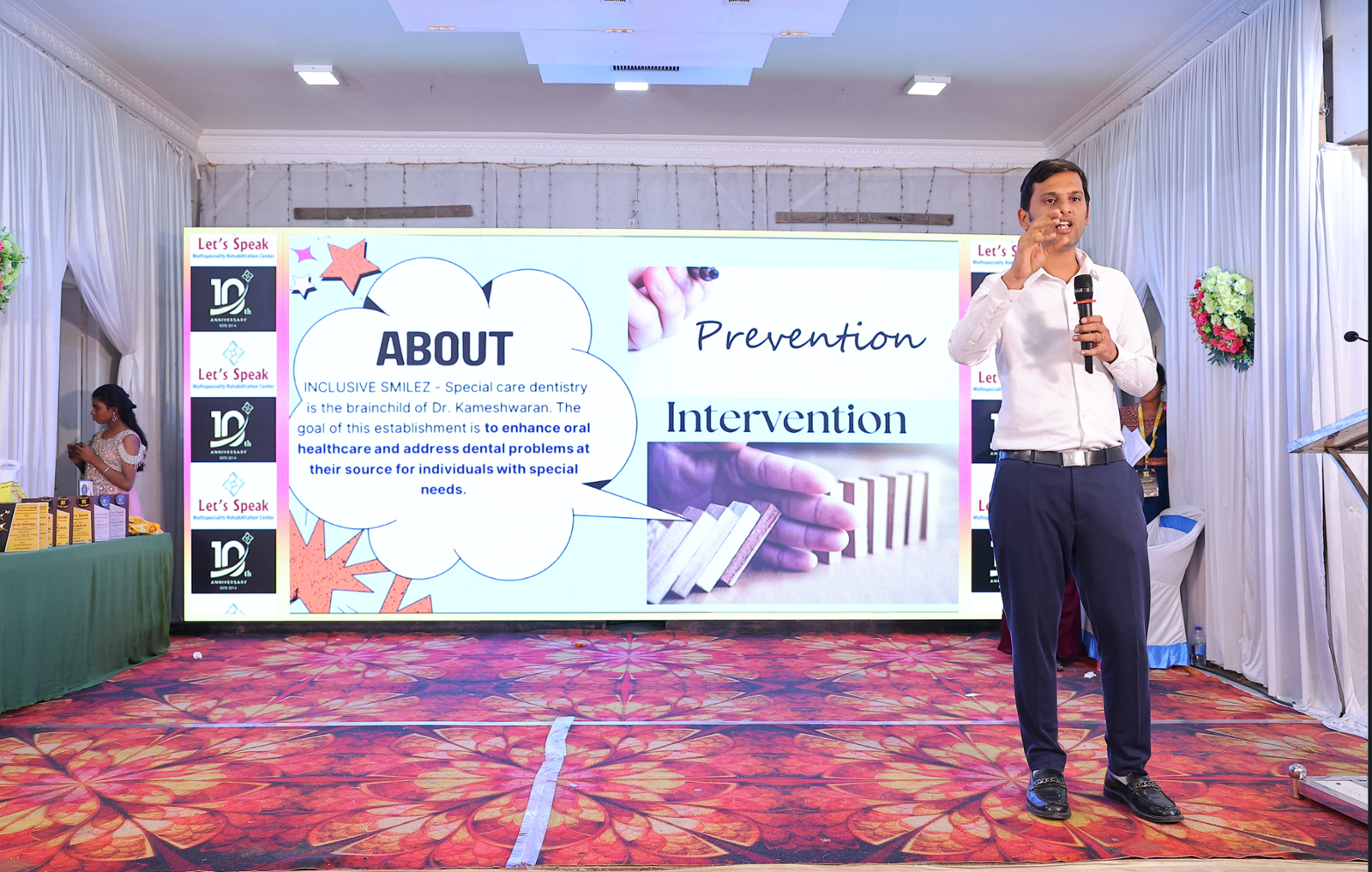 Inclusive Smilez Launch at Lets Speak 10 th Anniversary Program